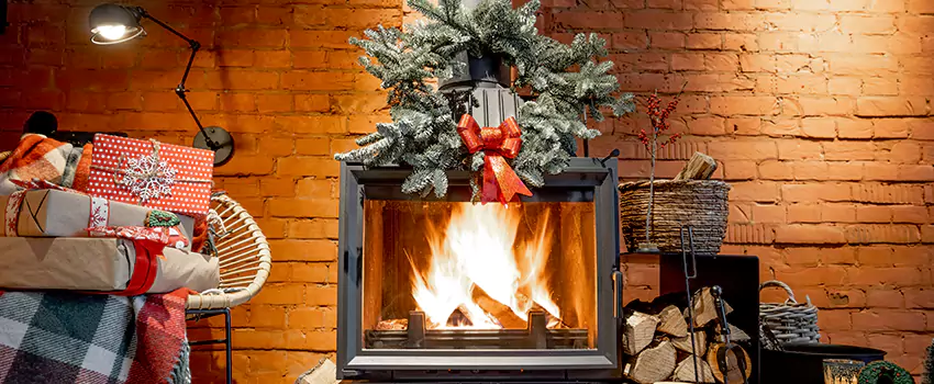 Travis Industries Linear Gas Fireplace Installation in Elkton, Maryland