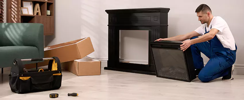 Old Rusted Metal Fireplace Repair And Replacement in Elkton, MD