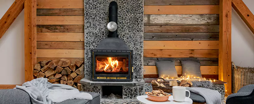 Thelin Hearth Products Direct Vent Gas Stove Fireplace Inspection in Elkton, Maryland
